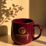 Kingsfield Premium Ceramic Coffee Mug – Cherry Red
